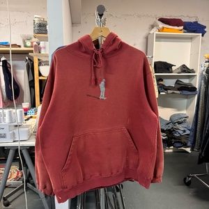 Vintage 1990's Vans Hoodie in Fade Orange